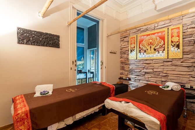 60 min Couple's Massage to choose and 30 min Floral Bath at THAI SPA MASSAGE - Oil Aroma Choices: Small Detail, Big Comfort