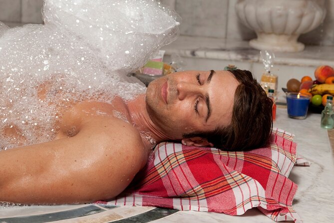 Alanya Turkish Bath with Jacuzzi, Massage, Facemask & Transfer - Face mask and apple tea: the quiet reset