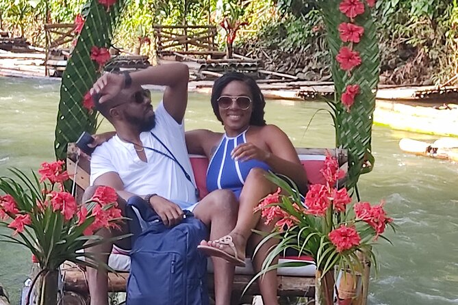 Bamboo Rafting Adventure with Limestone Massage from Montego Bay - Floating Bar, Drinks, and Jamaican Food Breaks