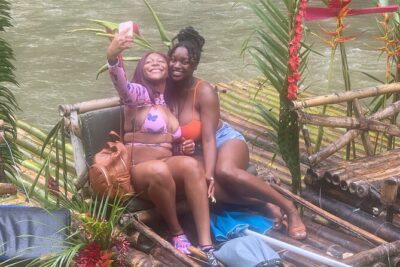 Bamboo Rafting & Limestone Foot Massage from Montego Bay - Lethe rafting: the 30-foot bamboo raft moment