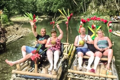 Bamboo River Rafting Limestone Foot Massage & Bottle of Rum Punch - Boarding the bamboo raft on the Great River: what that 30-foot design means for you