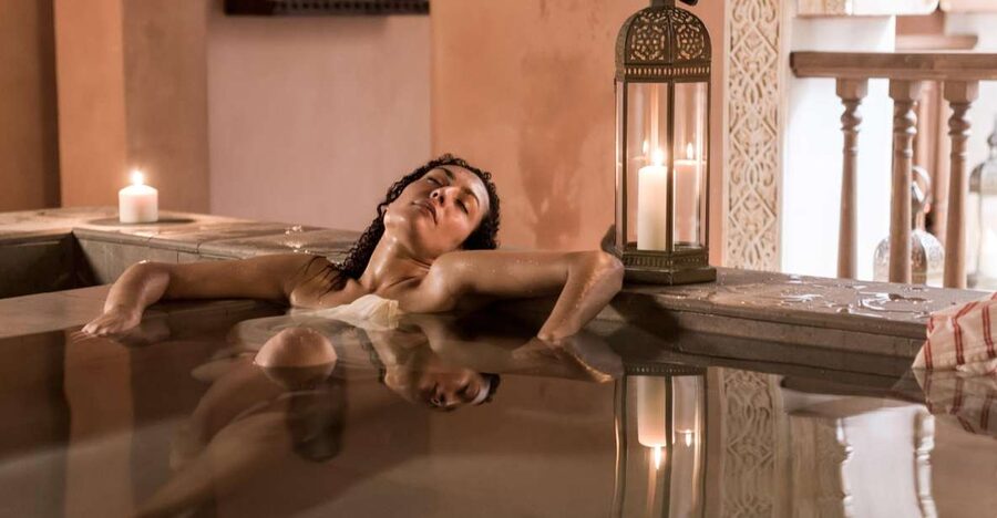From Malaga: Hammam Bath, Kessa and Relaxing Massage Tour - The bath circuit: cold, warm, and hot water plus steam room time