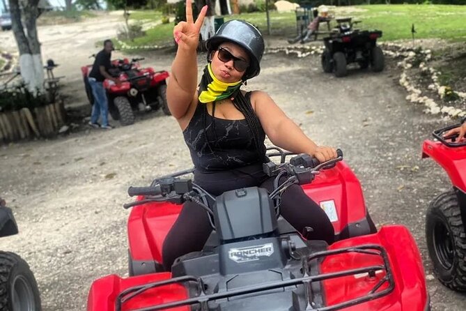 Great River Bamboo Rafting with Limestone Foot Massage and ATV from Montego Bay - The ATV ride from a historic estate: rugged trails and real countryside