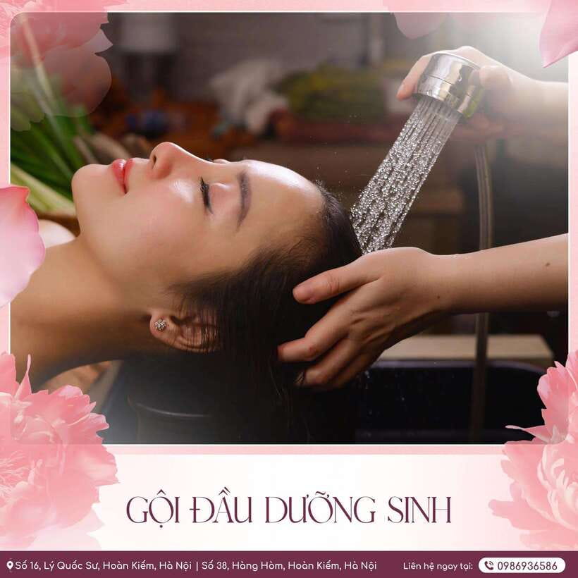 Hanoi Spa Old Quarter : Herbal Shampoo &Head Massage 90' - Acupressure on your head: pressure where it counts
