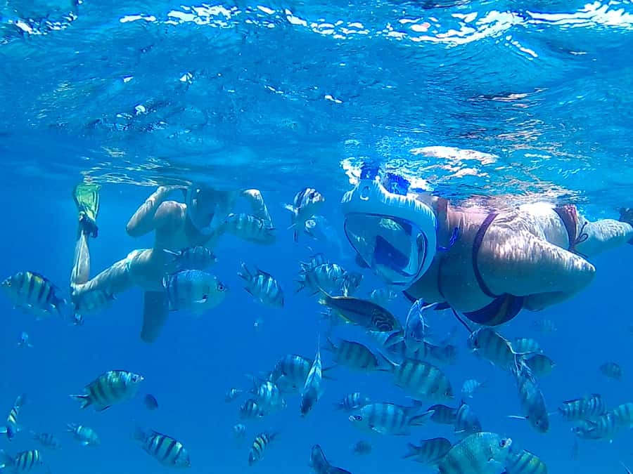 Hurghada: Luxury Giftun island w/snorkeling/lunch & Massage - Giftun Island beach time: sand, photos, and a quieter start