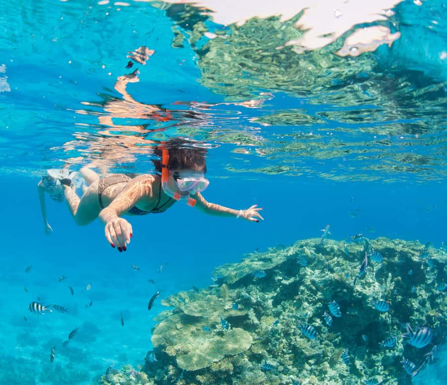 Hurghada: Orange & Giftun Island Cruise with Massage & Lunch - Snorkeling at two reef spots: how to get the most without overthinking it