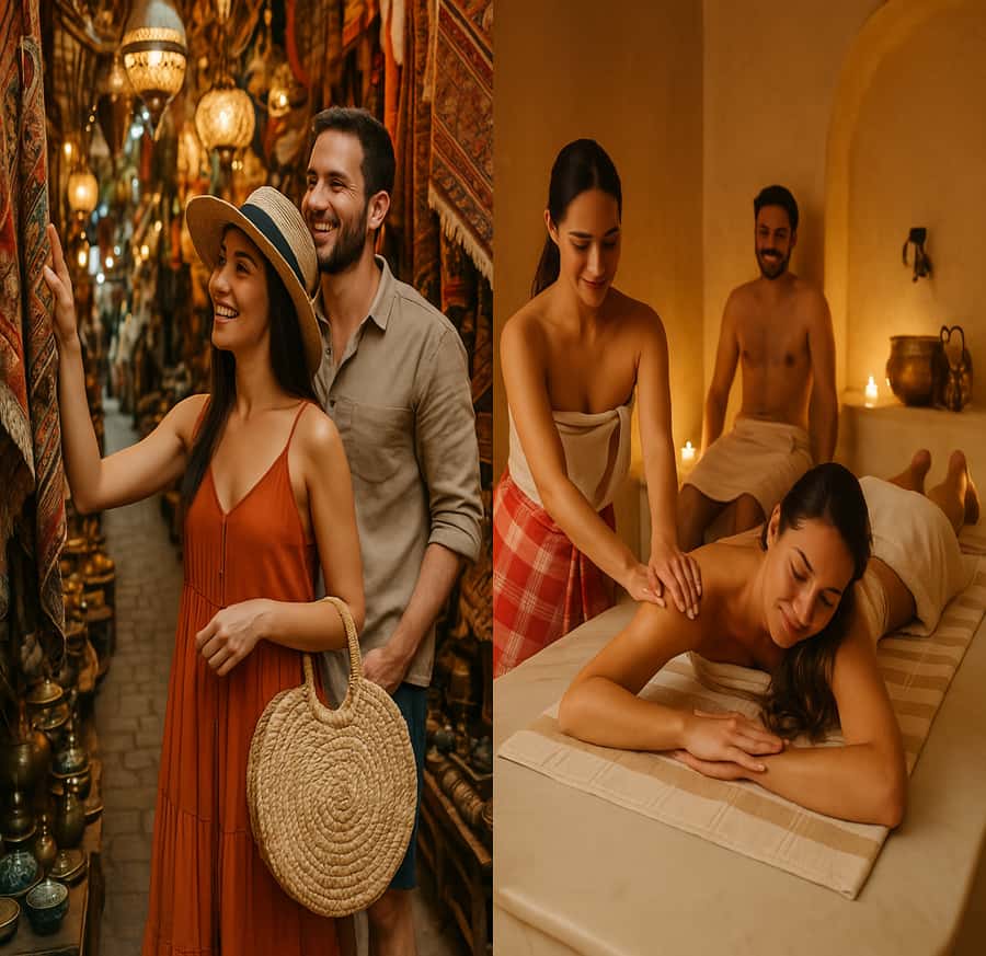 Marrakech: Souk Tour & Berber Hammam with Massage - The meeting point ritual: Maison Traditional Berber handoff