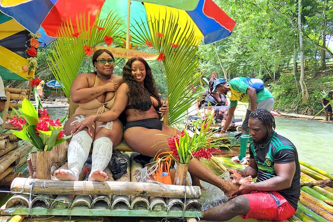 Montego Bay: Bamboo Rafting with Limestone Massage & Shopping - Limestone foot massage: the part people call out most