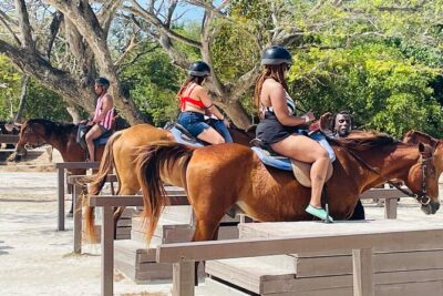OCEAN HORSE-BACK RIDING & BAMBOO RAFTING + Limestone MASSAGE - Ocean horseback riding: what one hour on the beach really feels like