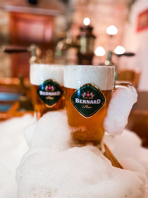 Prague: Ungelt Bernard Beer Spa with Beer & Optional Massage - Key Things That Make Bernard Beer Spa Worth Your Time