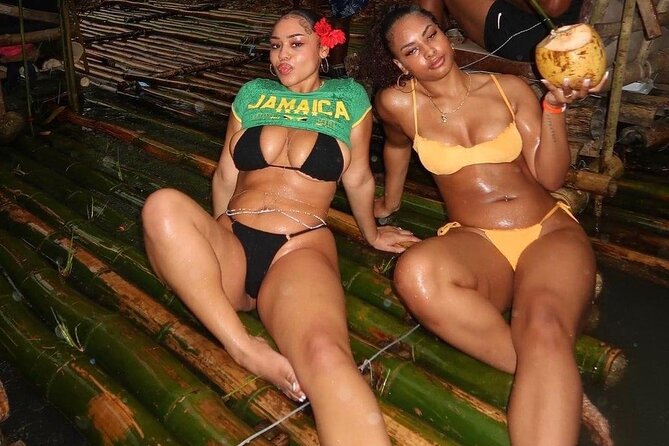 Private bamboo rafting and massage in Montego Bay - Rum punch, Jamaican beef patty, and the entertainment factor