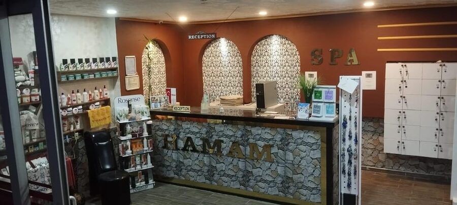 Turkish Bath and Aloevera Massage Dr. Fish with Transfers. - The Scrub and Foam Part: Where Skin Feels the Change Fast